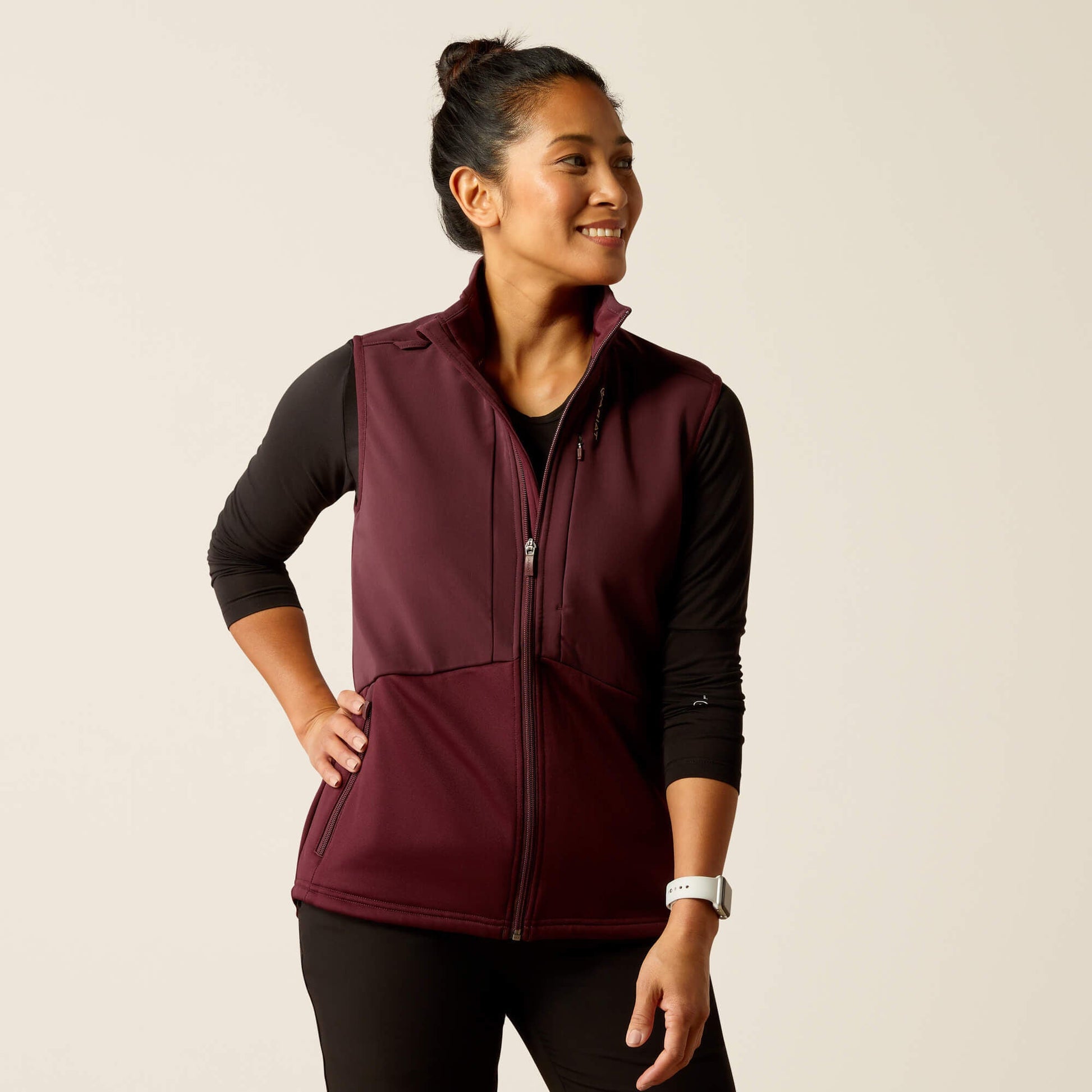 Sina Fleece Scrub Vest