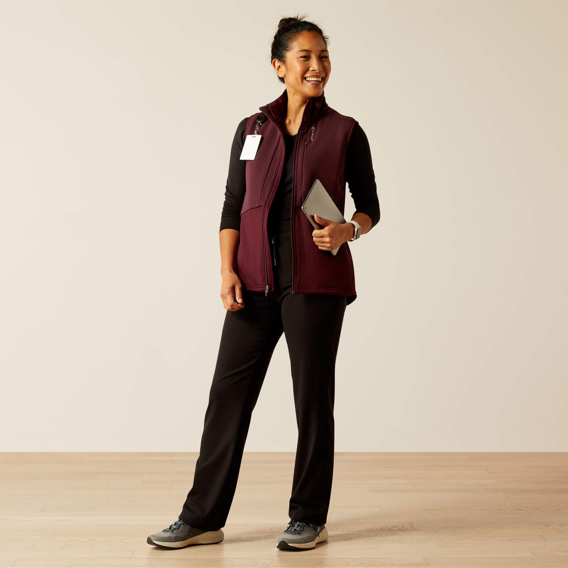 Sina Fleece Scrub Vest