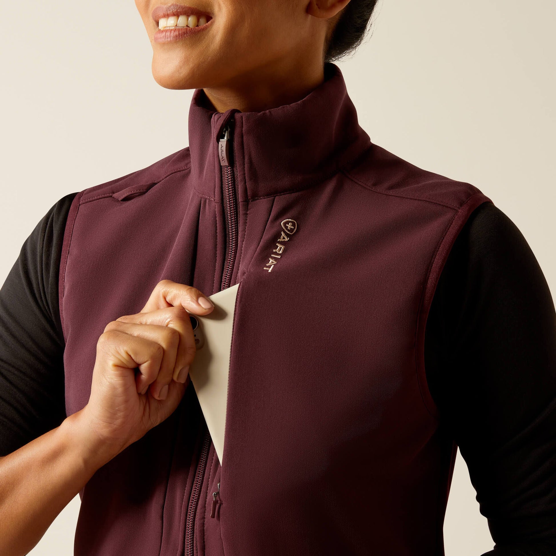 Sina Fleece Scrub Vest