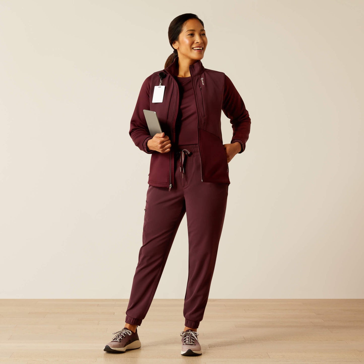 Sina Fleece Scrub Jacket