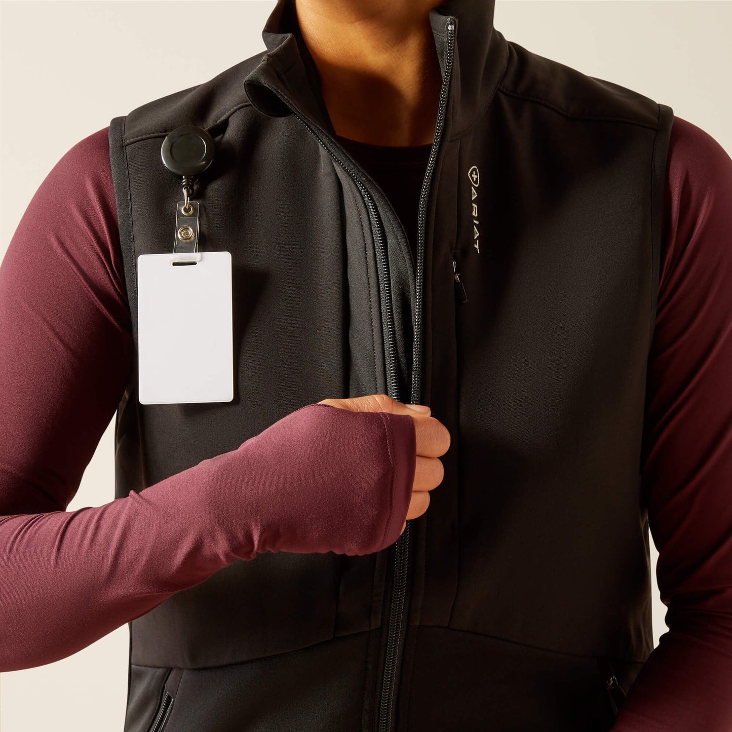 Sina Fleece Scrub Vest