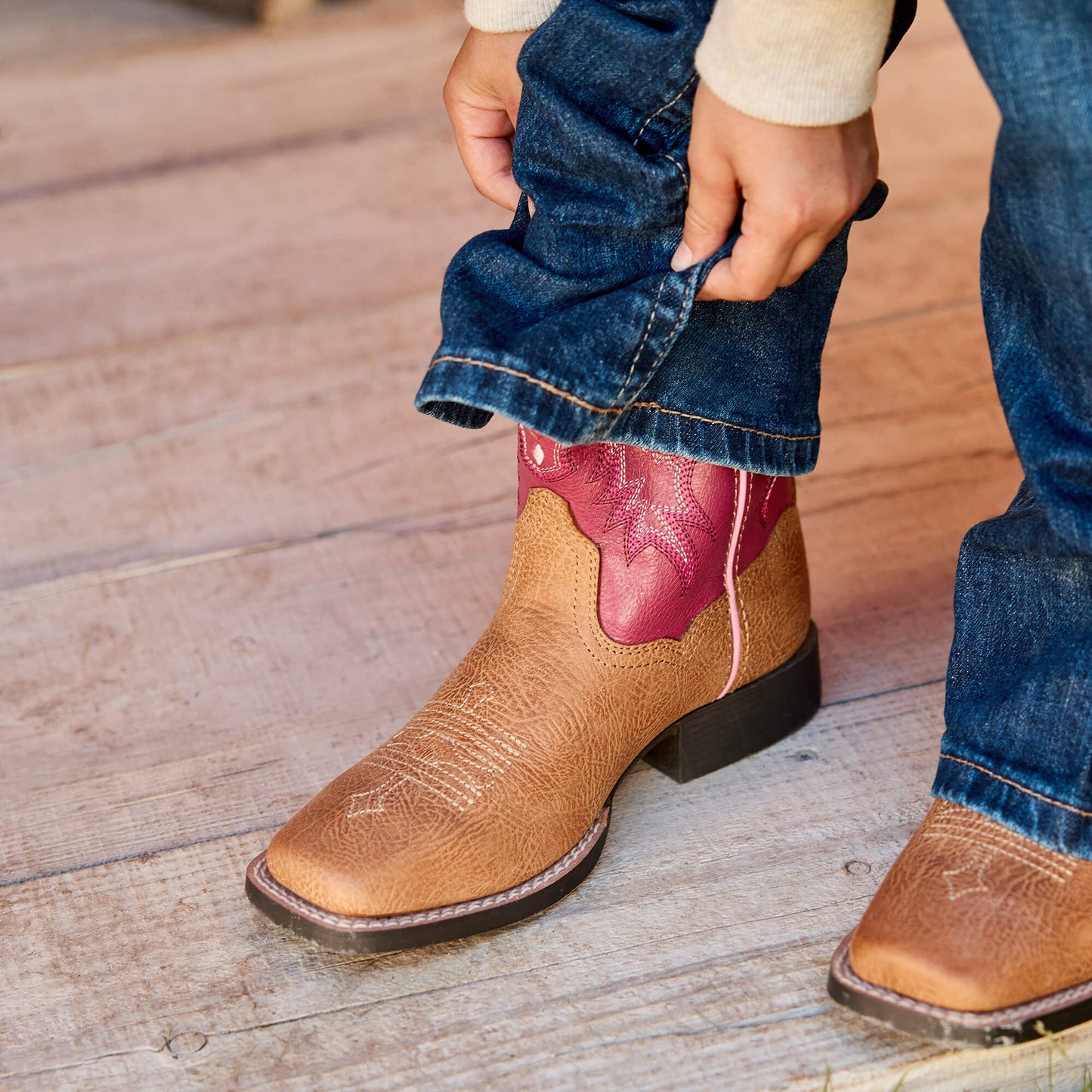 Tombstone Wide Square Toe Western Boot