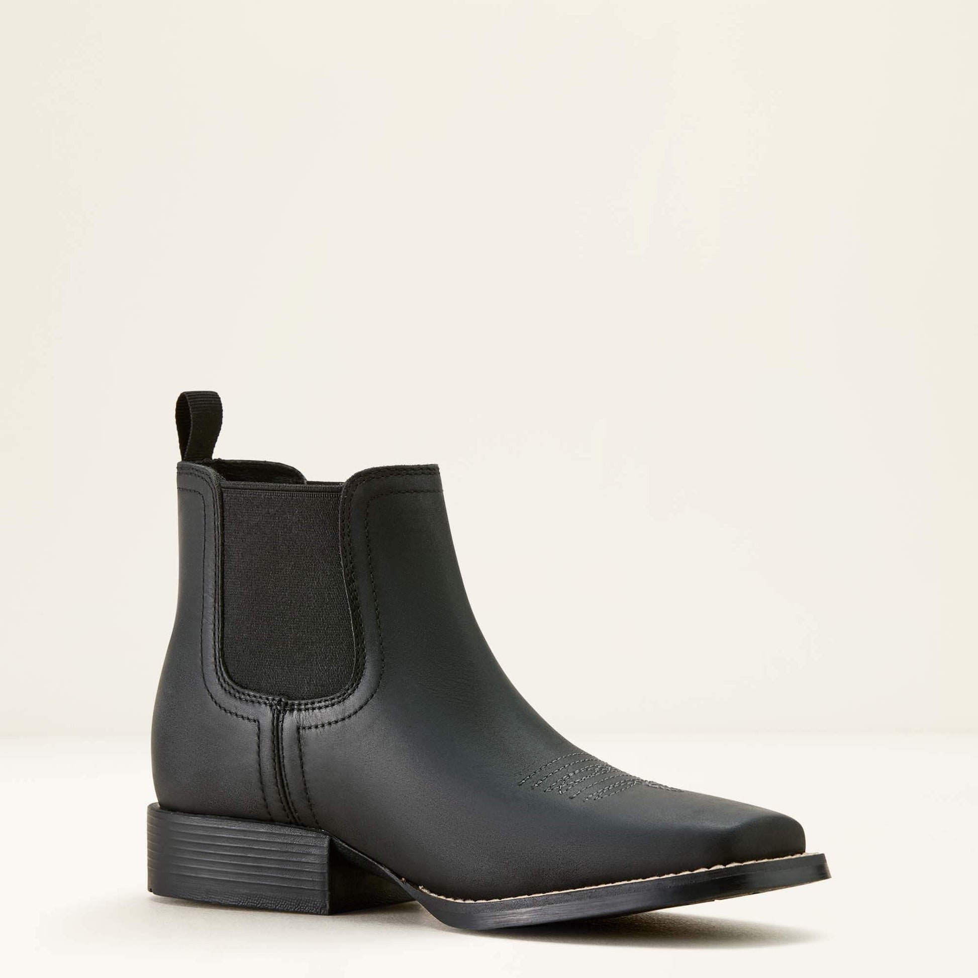 Booker Chelsea Wide Square Toe Western Boot