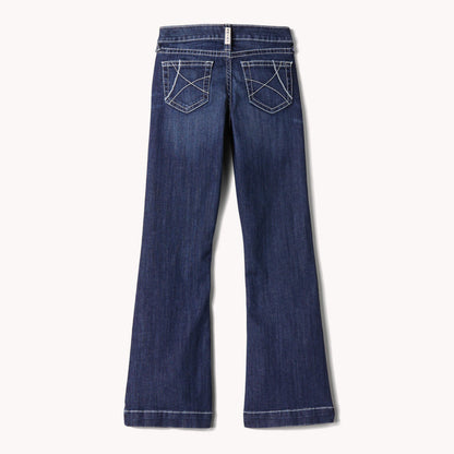 Trouser Mid Rise Stretch Ella Wide Leg Jean