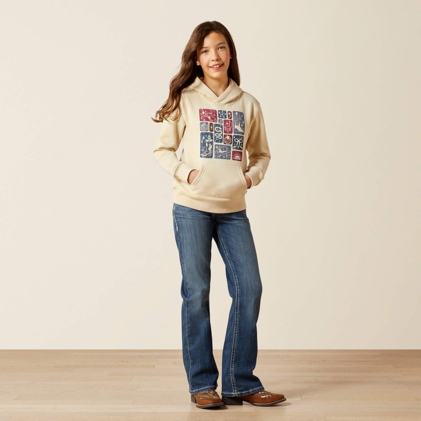 Western Blocks Hoodie