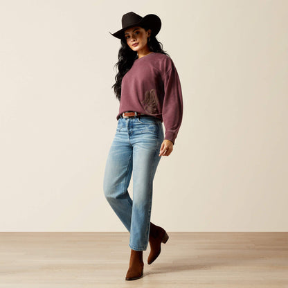 Ultra High Rise Cheyenne Yoke Tomboy Straight Leg Jean